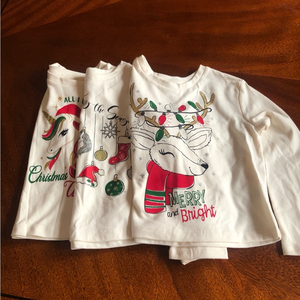 Girls Christmas Top!!! Size XS (4-5)